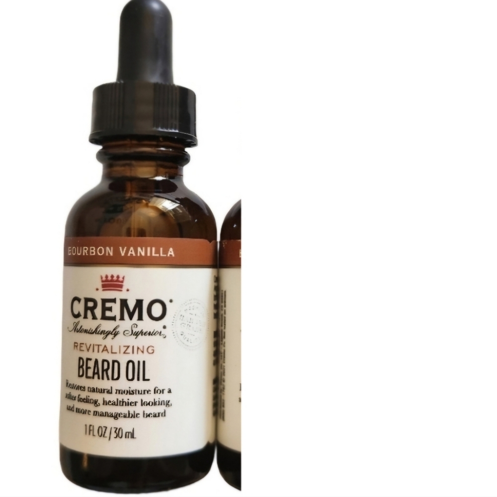 Cremo Beard Oil Bourbon Vanilla 1fl oz/30 ml